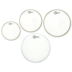 AQUARIAN RSP2-Aset Response 2 Clear Tom Drumhead Pack 10”,12”,14”+Texture Coated 14”