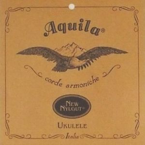 AQUILA New Nylgut Ukulele Set, GCEA Soprano, low-G, wound