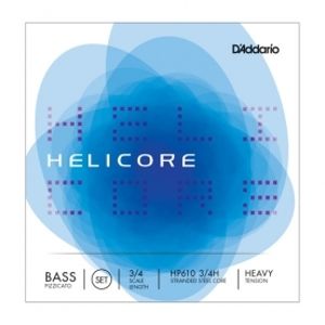 D´ADDARIO - BOWED HP610 3/4H Helicore Pizzicato Bass String Set 3/4 - Heavy
