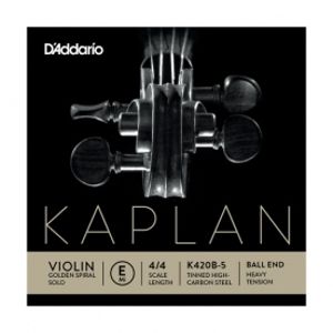 D´ADDARIO - BOWED Kaplan Golden Spiral Solo Ball End Violin K420B-5