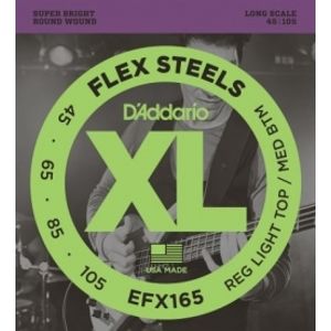 D'ADDARIO EFX165 Bass Regular Top/Medium Bottom .045 - .105