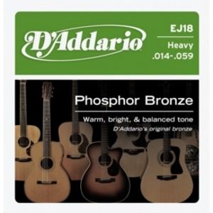 D'ADDARIO EJ18 Phosphor Bronze Heavy - .014 - .059