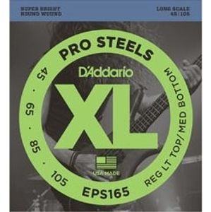 D'ADDARIO EPS165 Pro Steels Reg Light Top/Medium Bottom - .045 - .095