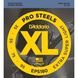 D'ADDARIO EPS180 Pro Steels Extra Super Light - .035 - .095