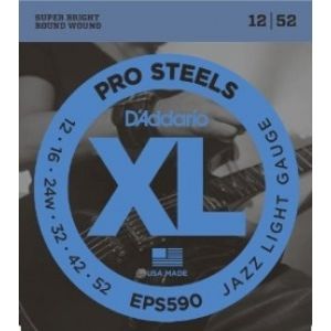 D'ADDARIO EPS590 Pro Steels Jazz Light  - .012 - .052