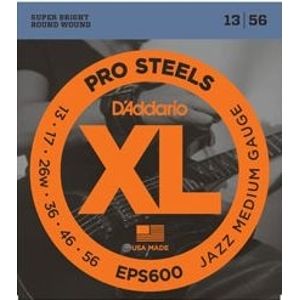 D'ADDARIO EPS600 Pro Steels Jazz Medium - .013 - .056