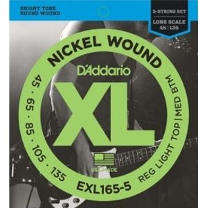 D'ADDARIO EXL165-5 Nickel Wound Bass - .045 - .130