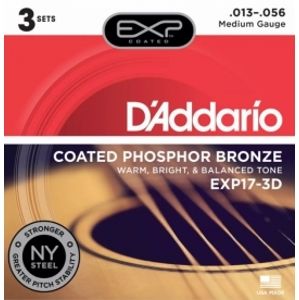 D'ADDARIO EXP17-3D Phosphor Bronze 13-53