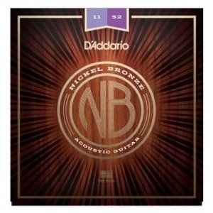 D'ADDARIO NB1152 Nickel Bronze Acoustic Custom Light