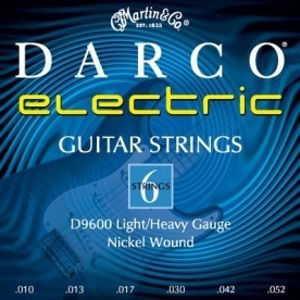 DARCO D 9600 010 niklované pro elektrickou kytaru, síla .010-.052