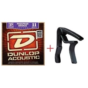DUNLOP 83CB Trigger Acoustic + Dunlop Phosphor Bronze Light .011 - 0.52 Zdarma