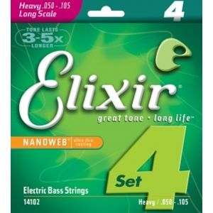 ELIXIR 4 strings NANOWEB Long .050 - .0105