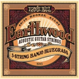 ERNIE BALL 2063 5-string Earthwood Banjo Bluegrass 80/20 - .009 - .009