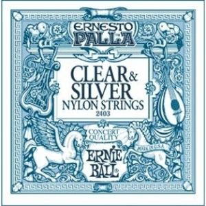 ERNIE BALL 2403 Ernesto Palla Nylon Classical Clear / Silver