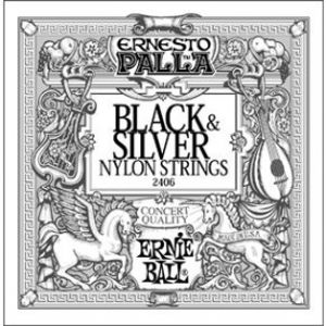 ERNIE BALL 2406 Ernesto Palla Nylon Classical Black / Silver