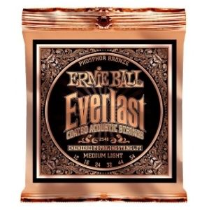 ERNIE BALL 2546 Everlast Coated Phosphor Bronze Medium Light - .012 - .054