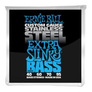 ERNIE BALL 2845 Stainless Steel Bass Extra Slinky - .040 - .095