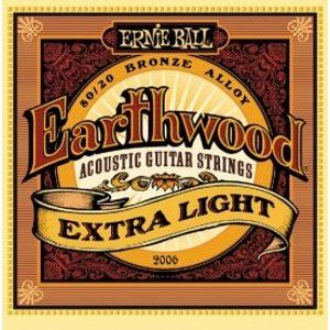 ERNIE BALL P02006 Earthwood 80/20 Bronze Extra Light - .010 - .050