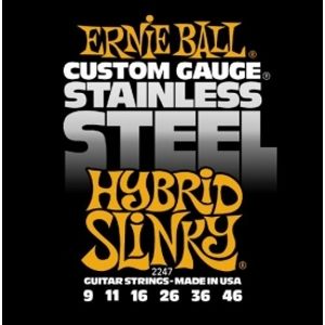 ERNIE BALL P02247 Stainlless Steel Hybrid Slinky - .009 - .046