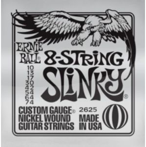 ERNIE BALL P02625 8-String Super Slinky 10-74