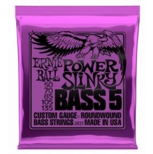 ERNIE BALL P02821 Power Slinky Bass-5 50-135