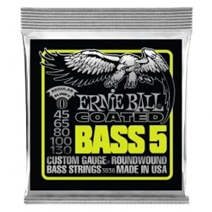 ERNIE BALL P03836 Coated Bass 5 Slinky - .045 - .130