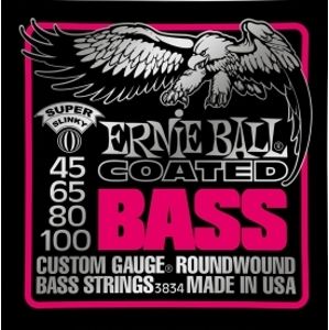 ERNIE BALL P03836 Coated Bass Super Slinky - .045 - .100