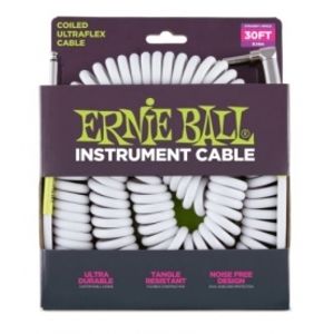 ERNIE BALL P06045 Coil Cable 30 SA White