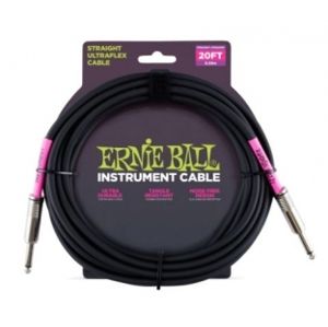 ERNIE BALL P06046 Instrument Cable 20 Black