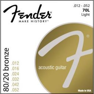 FENDER 80/20 Bronze Acoustic 70L - .012 - .052