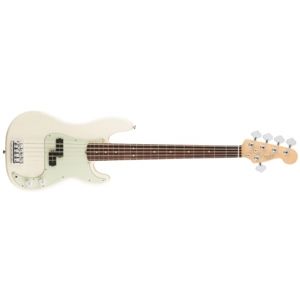 FENDER American Professional Precision Bass V Olympic White Rosewood