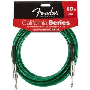 FENDER California Instrument Cable - Surf Green 3m