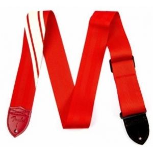 FENDER Competition Stripe Strap Red and Cream