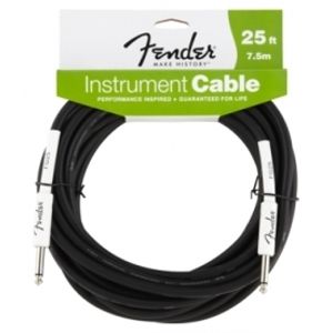 FENDER Performance Series Instrument Cable Black, 25 ft 7.5M