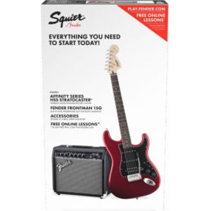 FENDER SQUIER Affinity Stratocaster HSS Pack Candy Apple Red