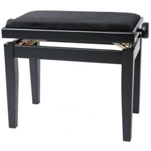 GEWA Piano stolička Deluxe 130.000 Černý Mat B STOCK