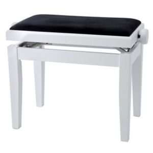 GEWA Piano stolička Deluxe 130.020 Bílý Mat