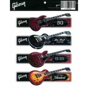 GIBSON G-Sticker3 Guitar sticker Pack