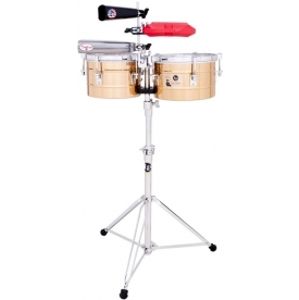 LATIN PERCUSSION LP272-BZ Tito Puente 9-1/4 and 10-1/4 Timbalitos Bronze