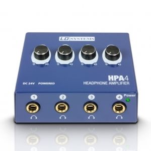 LD SYSTEMS HPA4 čtyřkanálový sluchátkový předzesilovač