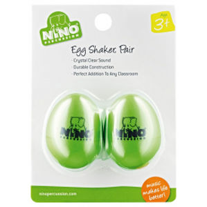NINO PERCUSSION NINO540GG-2 Egg Shaker Pair - Grass-Green