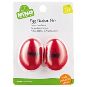 NINO PERCUSSION NINO540R-2 Egg Shaker Pair - Red