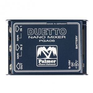 PALMER DUETTO - Nano Mixer for Guitars and Line Signals
