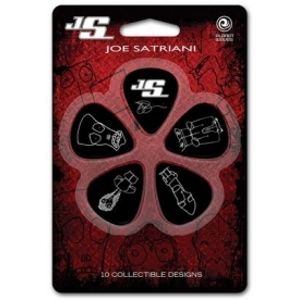 PLANET WAVES "Joe Satriani" trsátka, černé, 10ks