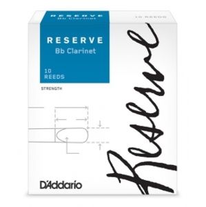 RICO DCR10355 Reserve - Bb Clarinet Reeds 3.5+ - 10 Box