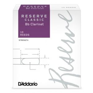 RICO DCT1025 Reserve Classic - Bb Clarinet Reeds 2.5 - 10 Box