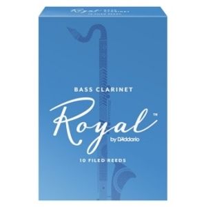 RICO REB1025 Royal - Bass Clarinet Reeds 2.5 - 10 Box