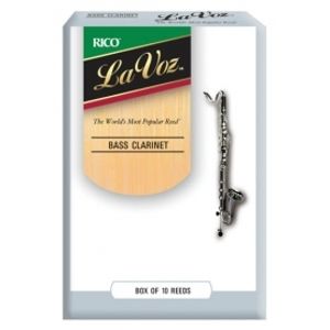 RICO REC10HD La Voz - Bass Clarinet Hard - 10 Box