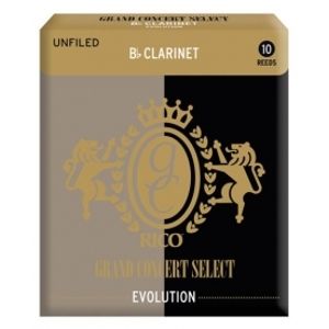 RICO RGE10BCL250 - Grand Concert Select Evolution - Bb Clarinet Reeds 2.5 - 10 Box