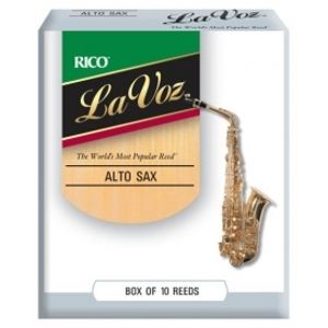 RICO RJC10MS La Voz - Alto Sax Medium Soft - 10 Box